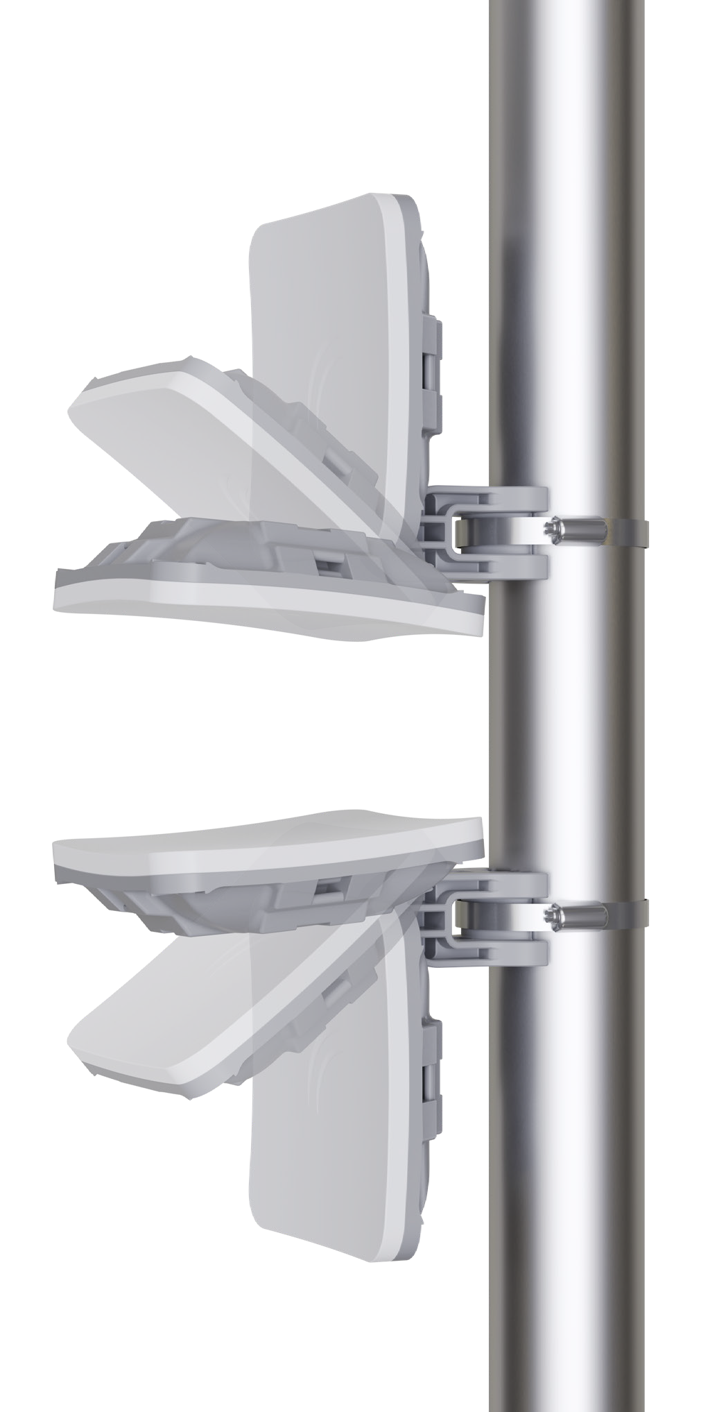 QM-X Mikrotik QM Quick Mount X Montaj Aparatı ( Boru bağlantısı) Yatay Açılı